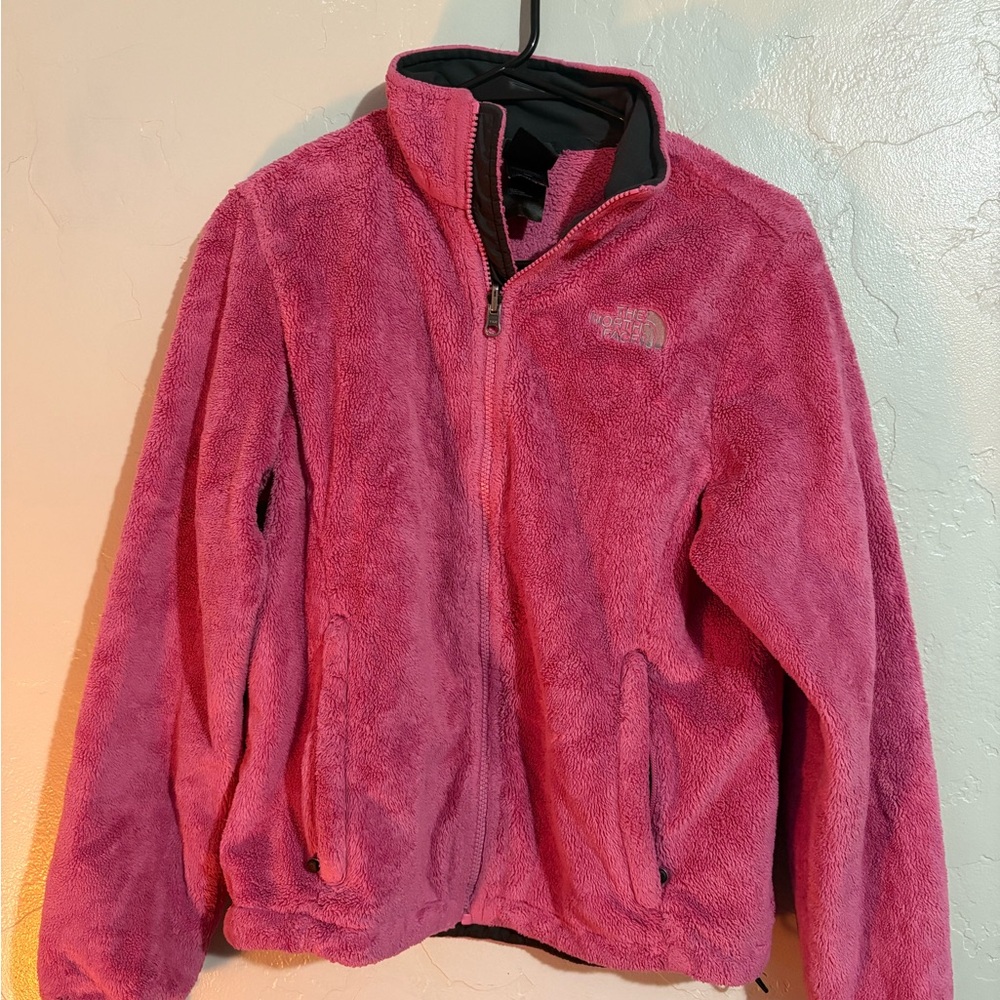 The North Face Bright Pink Women's Plush Fleece Jacket